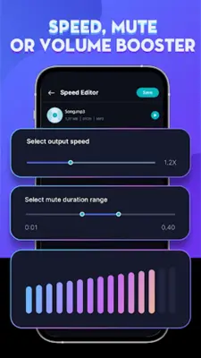 Audio Editor - Mp3 Converter android App screenshot 0